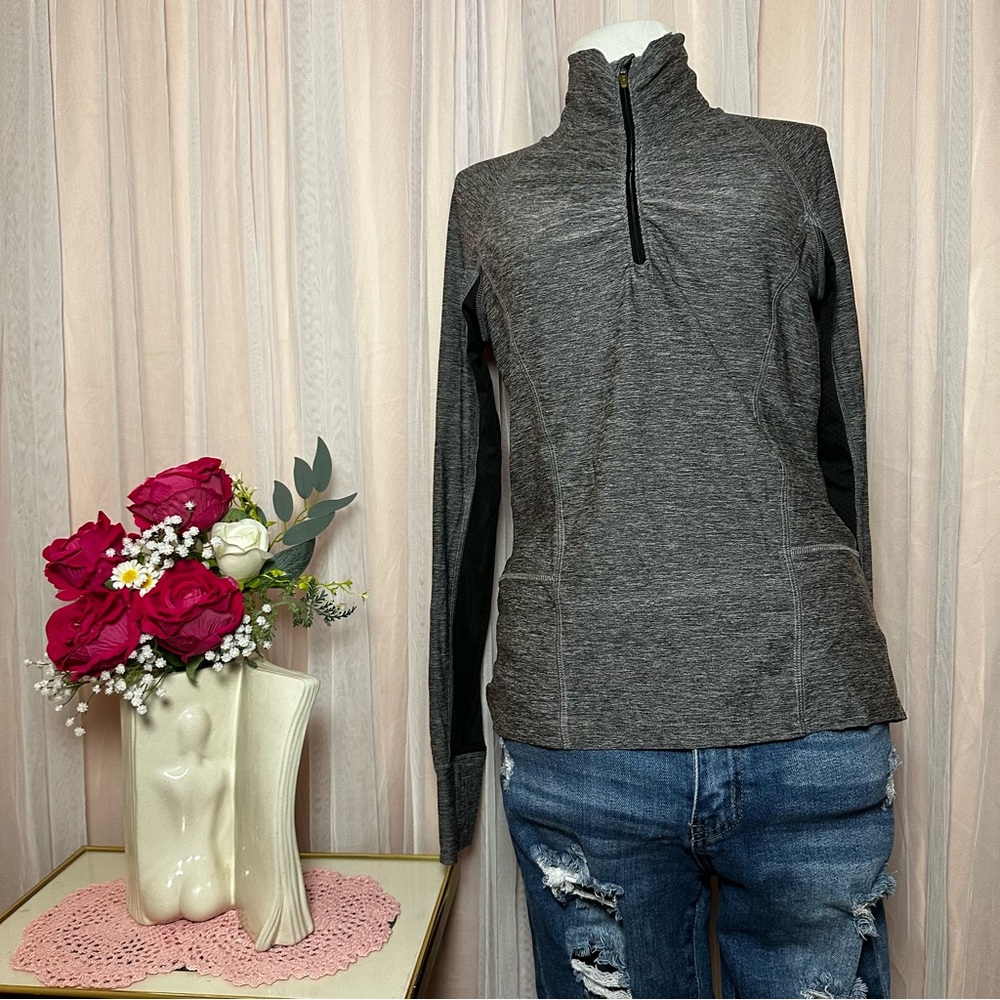 Champion Women's Charcoal Zip-Up Sweatshirt